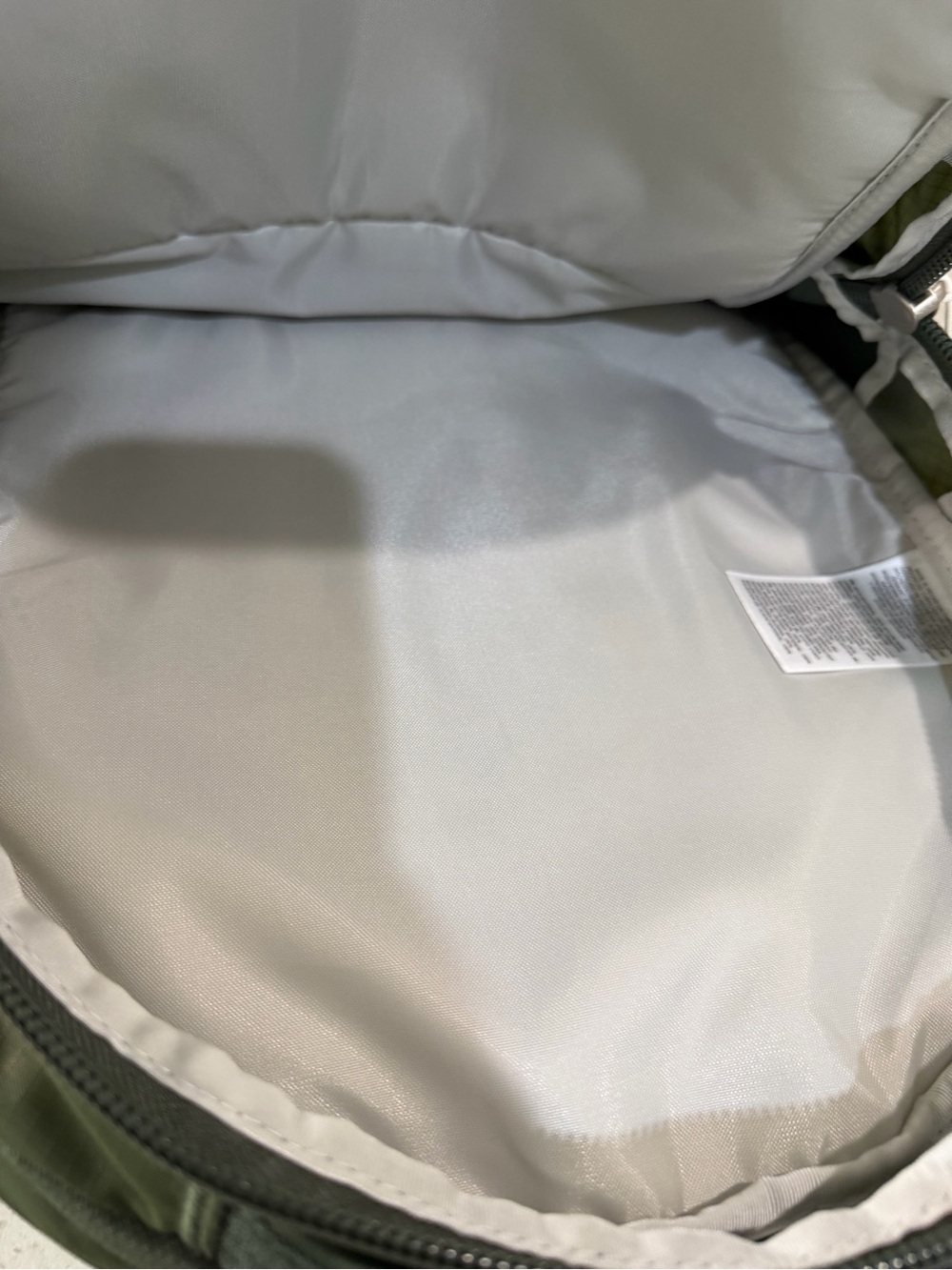 The North Face Borealis Olive Green Men's Backpack with Bungee Front - Picture 11 of 11
